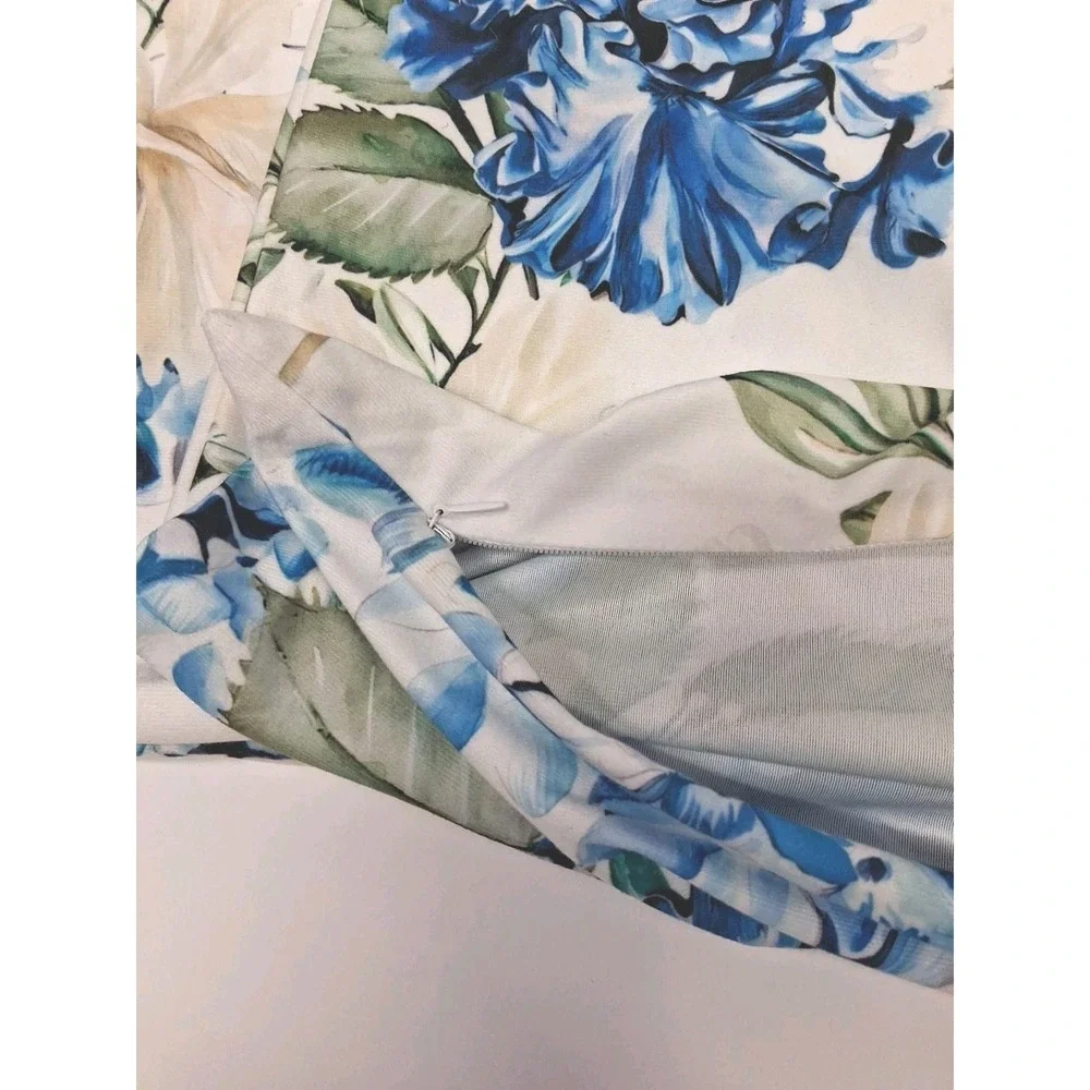 Blue & White Flowers & Birds 🐦 Pillow Covers Set of (2) 18